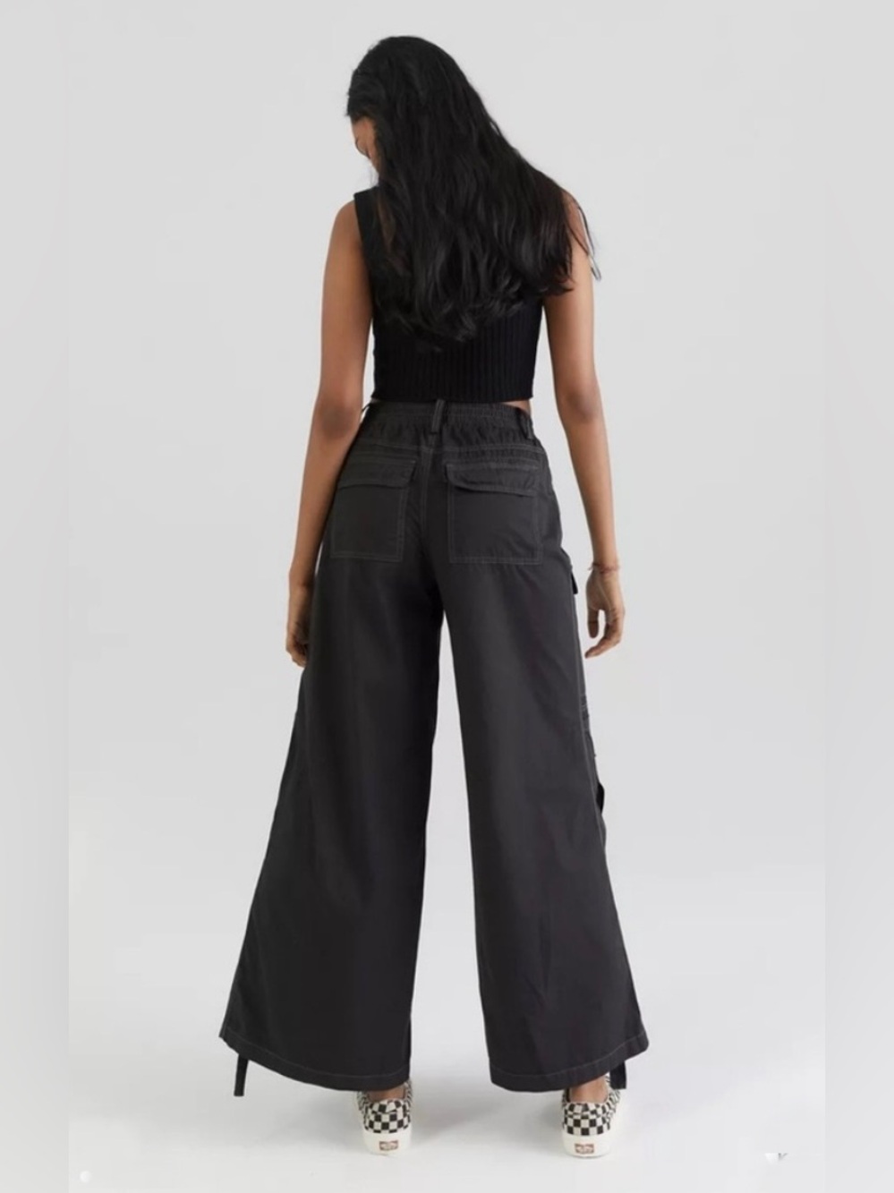 Urban Outfitters BDG Riley Cargo Pant Medium Black - Picture 14 of 16
